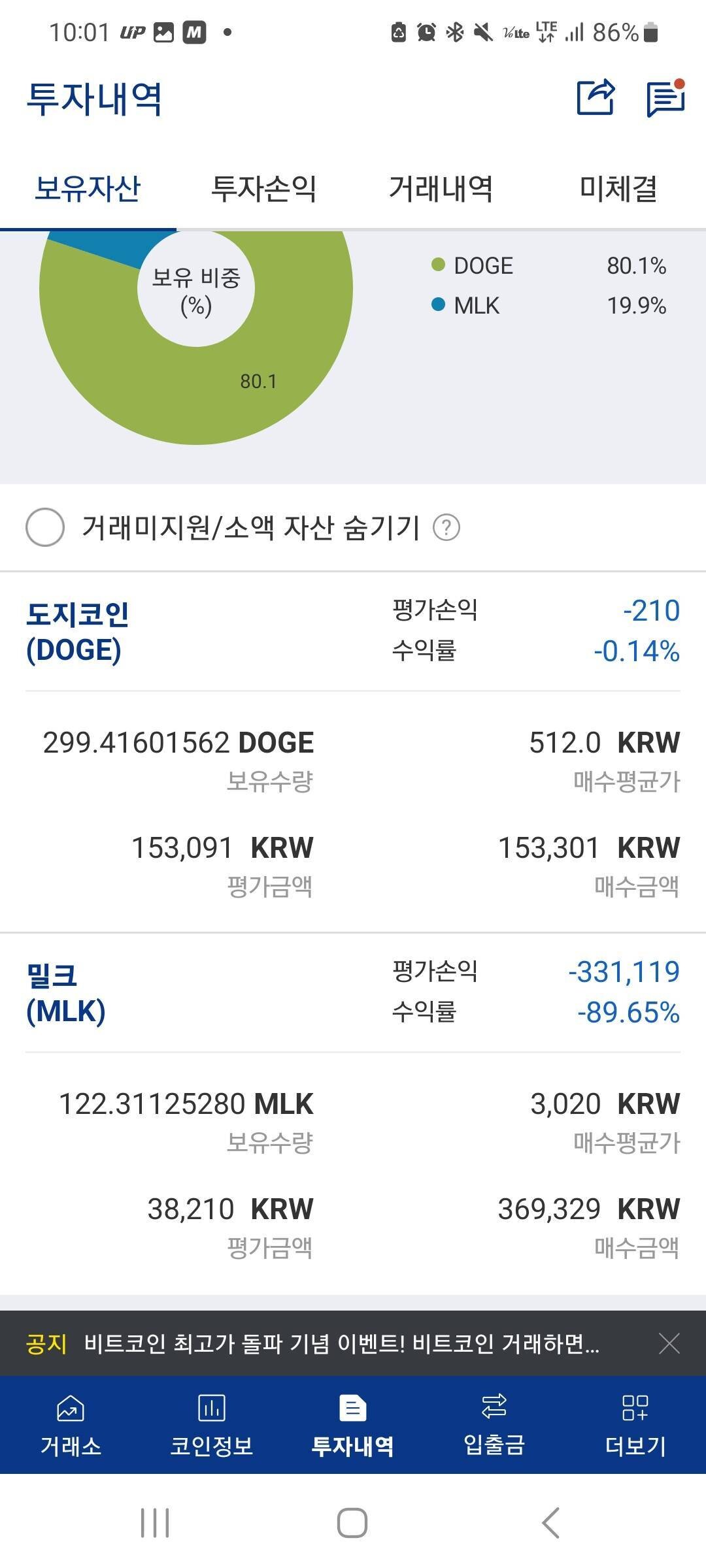 블라인드 | 암호화폐: 비트코인 조금이라도 손실보전 도와줘ㅠ