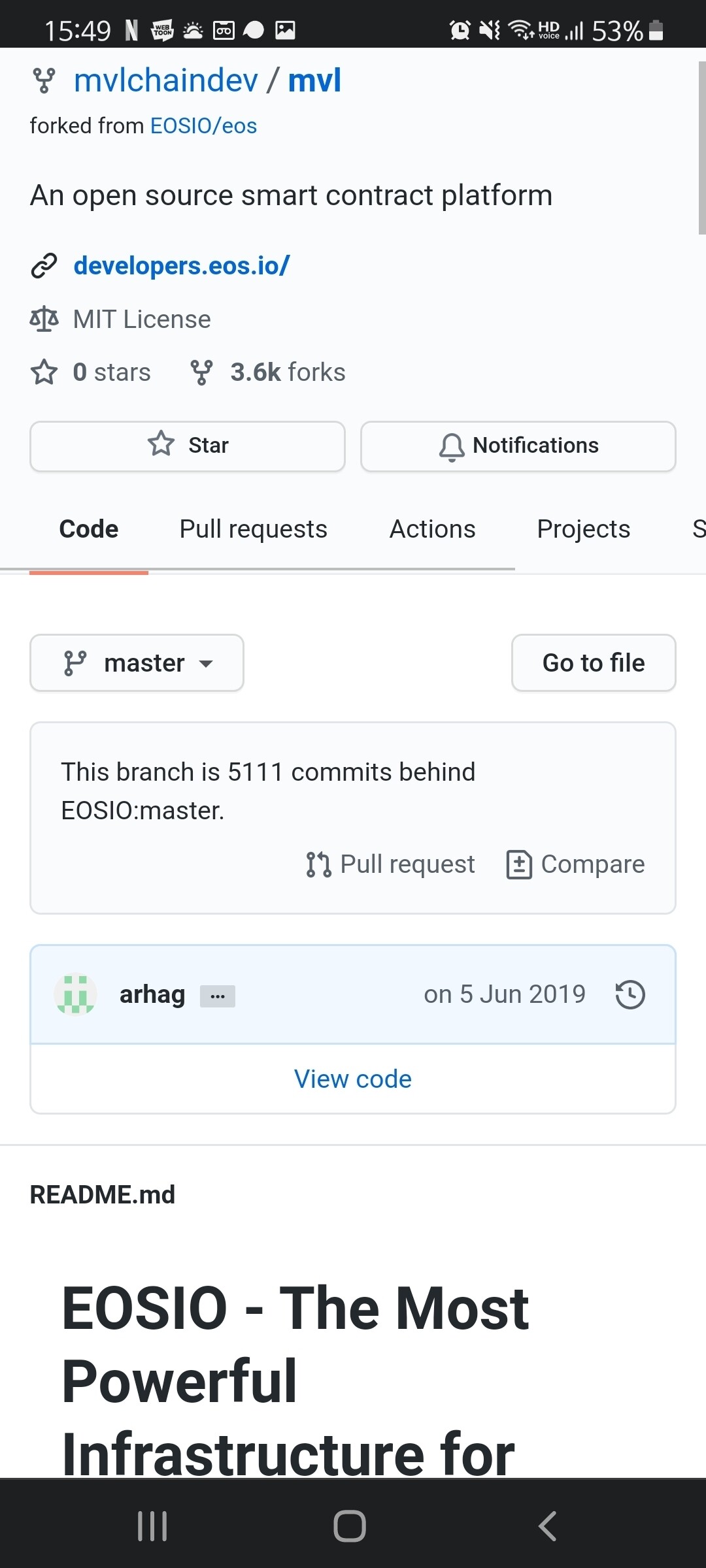 블라인드 | 암호화폐: 엠블 깃허브 보니까 실망스럽긴하다.