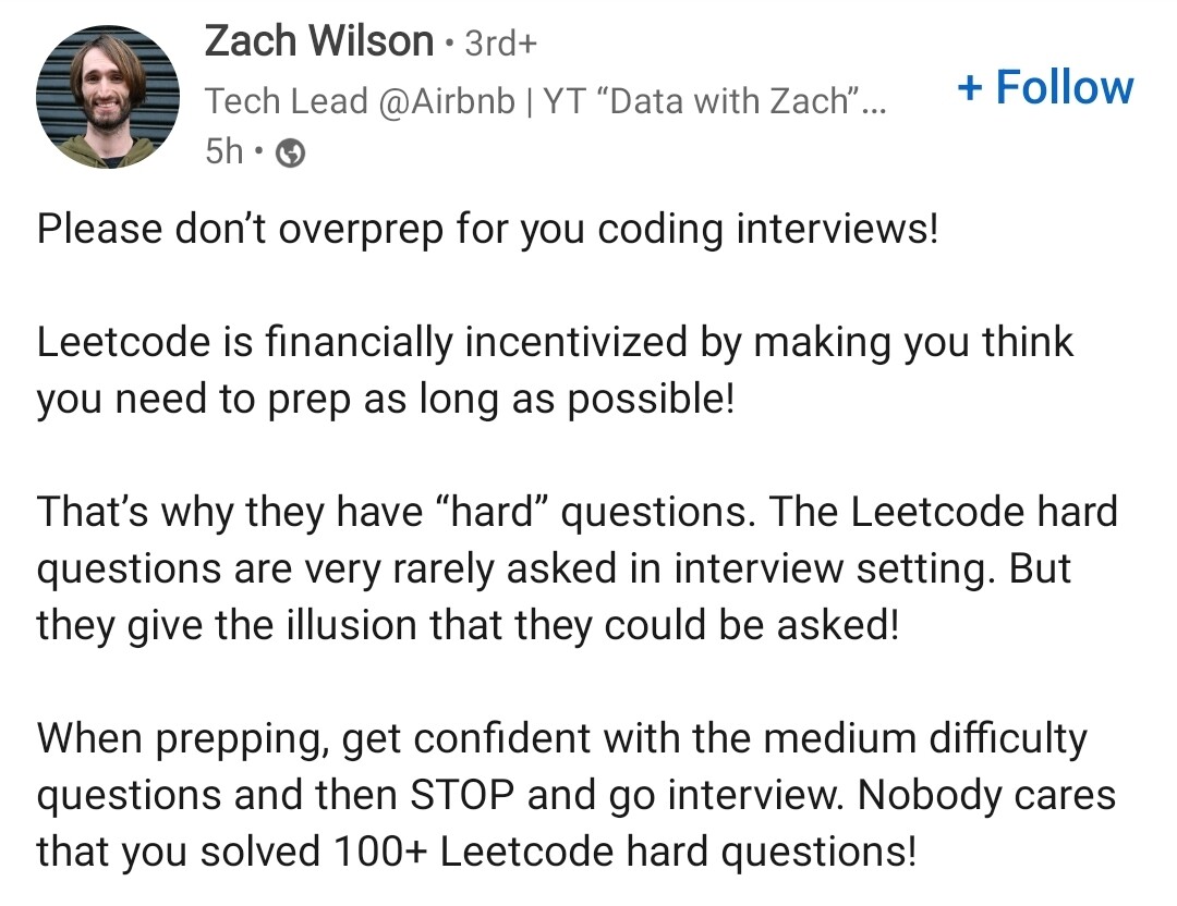What Does Blind Think Of This LinkedIn Post Blind
