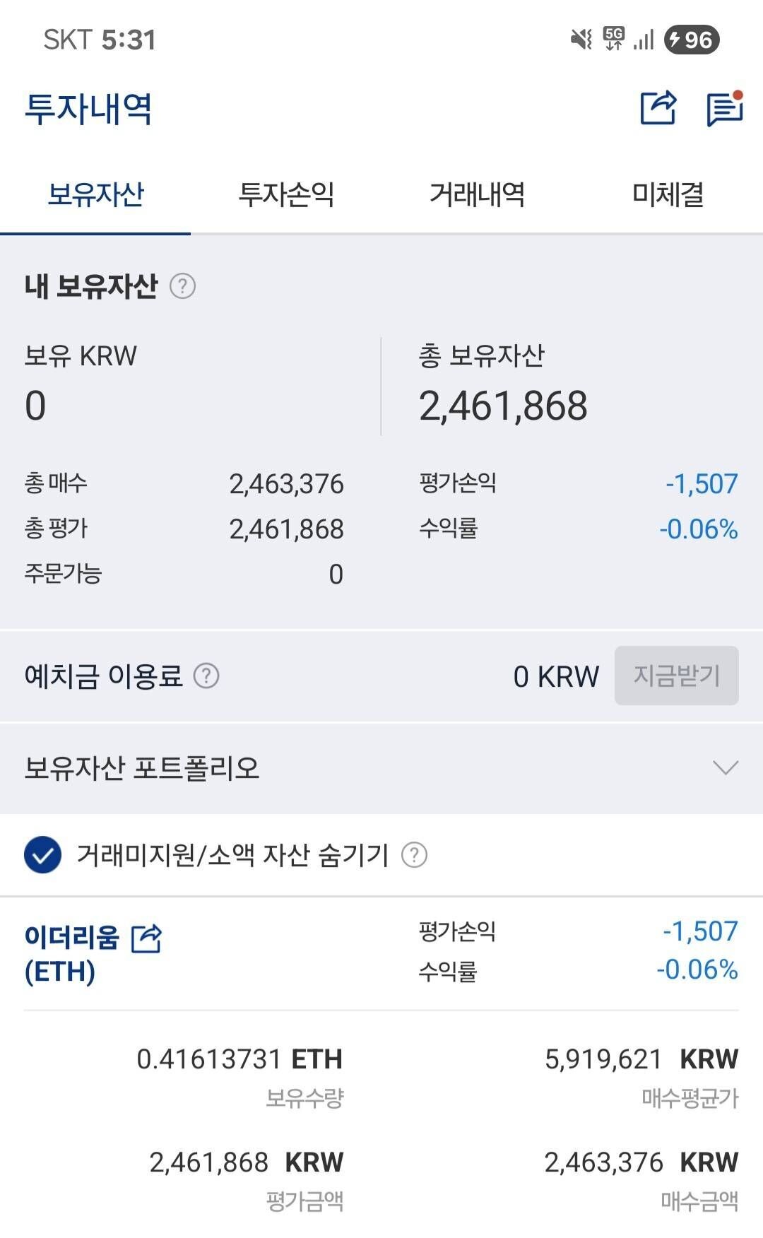 블라인드 | 암호화폐: 고점 판독기 이더리움 상따 올인