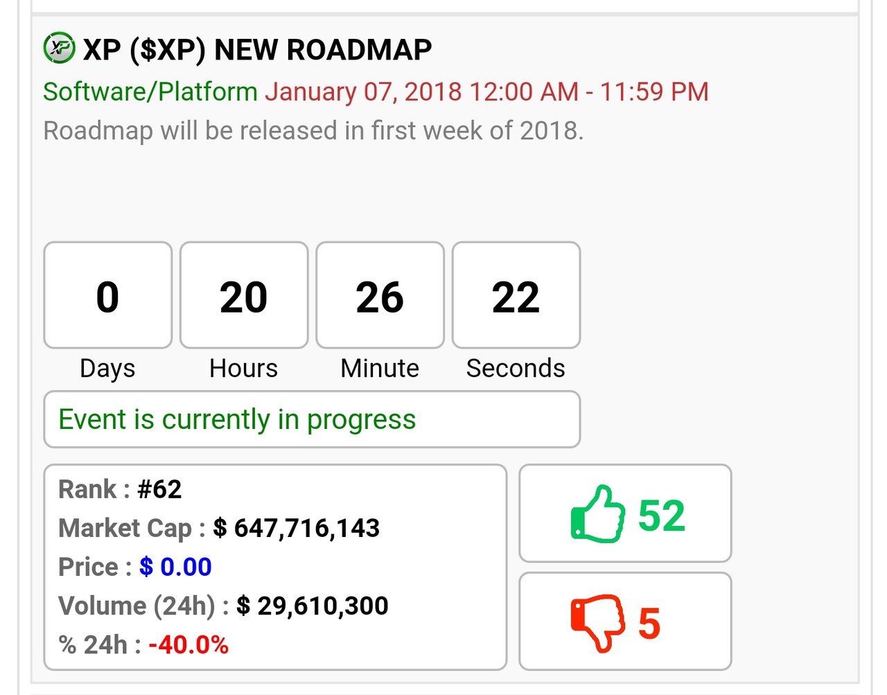 블라인드 | 암호화폐: Xp 추가 매수
