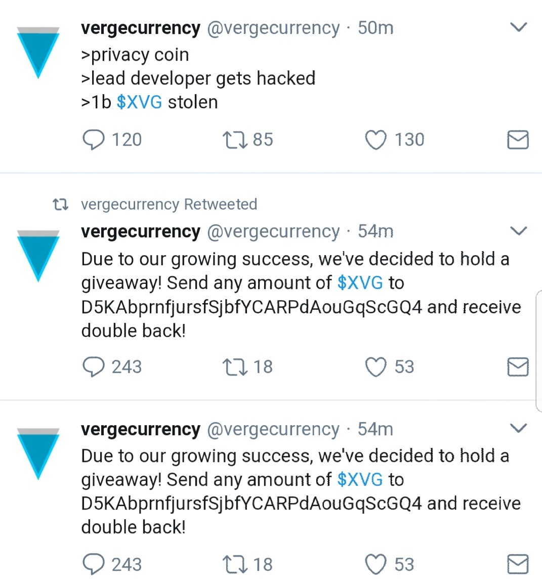 블라인드 | 암호화폐: 그와중에 버지 트위터 해킹당함 ㅋㅋㅋㅋ