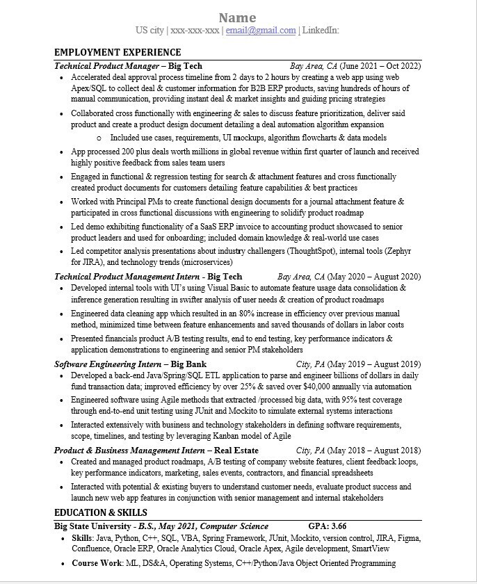 Resume Review | Resume Review - Blind