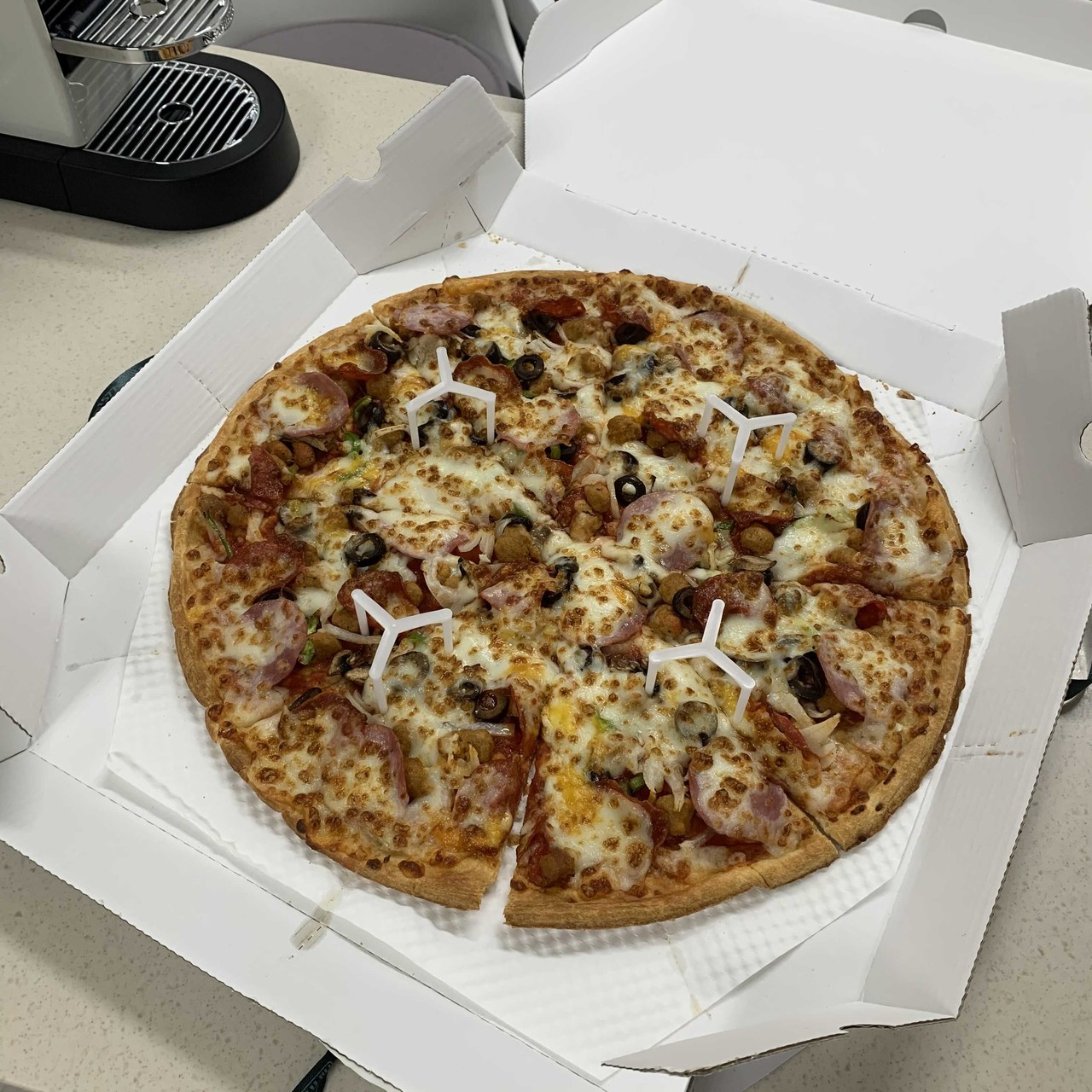 블라인드 | 여행·먹방: 파파존스 씬피자는 왜 패밀리사이즈만 되는거야ㅠㅠ