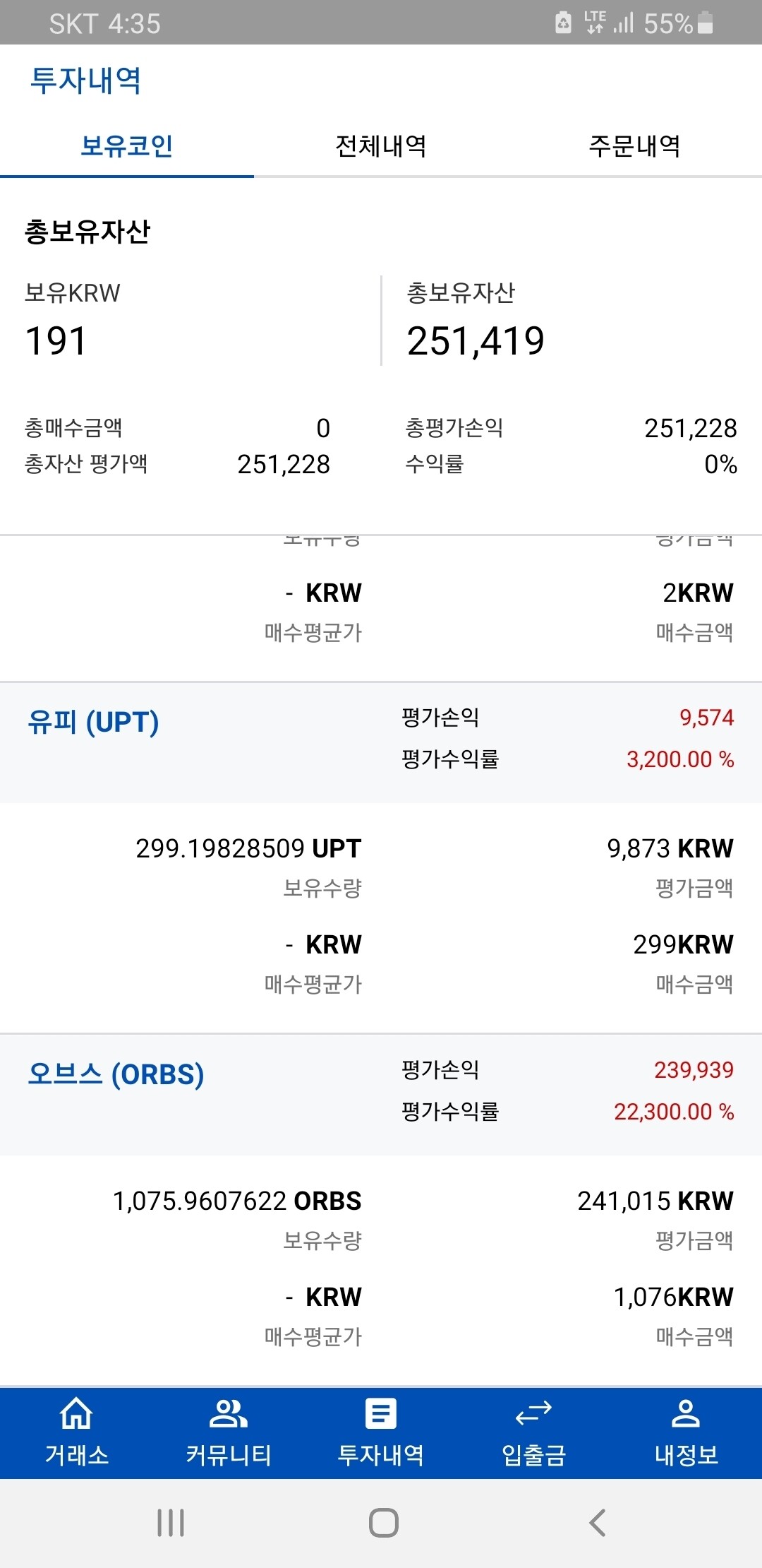 블라인드 | 암호화폐: 와 수익률 미친듯 ㅎㅎ