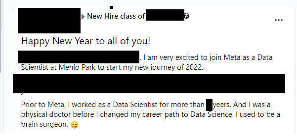 Do Data Scientists at Facebook get better TCs than Brain Surgeons?