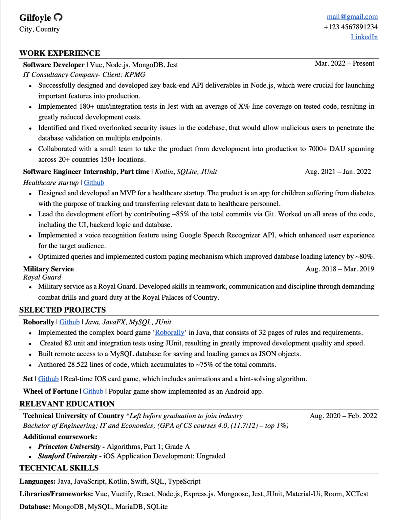 Resume review! - Blind