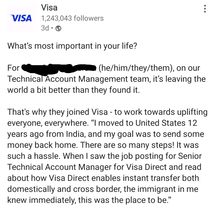 Good to see gender pronouns being used widely