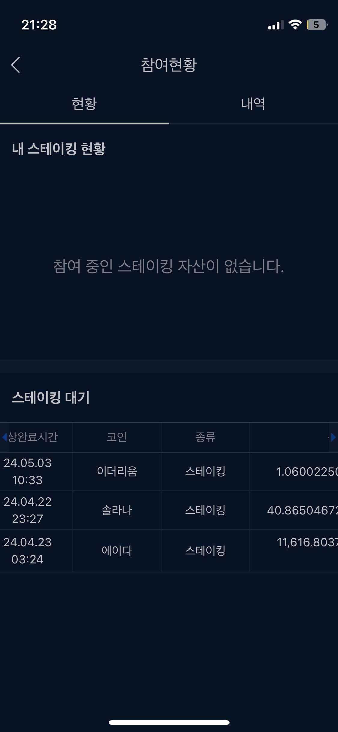 블라인드 | 암호화폐: 업비트 스테이킹 다 박았다