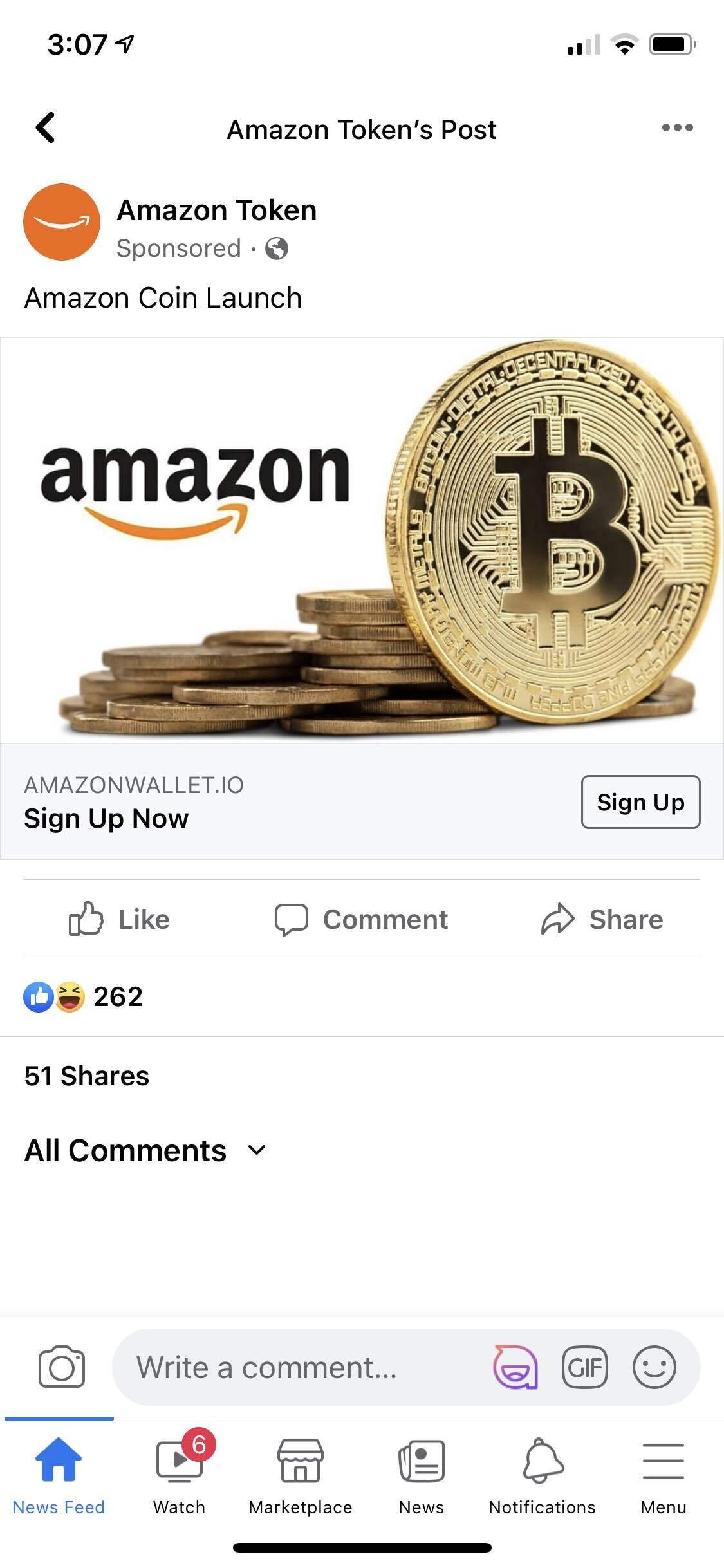 Crypto: Amazon Token - Fake!?