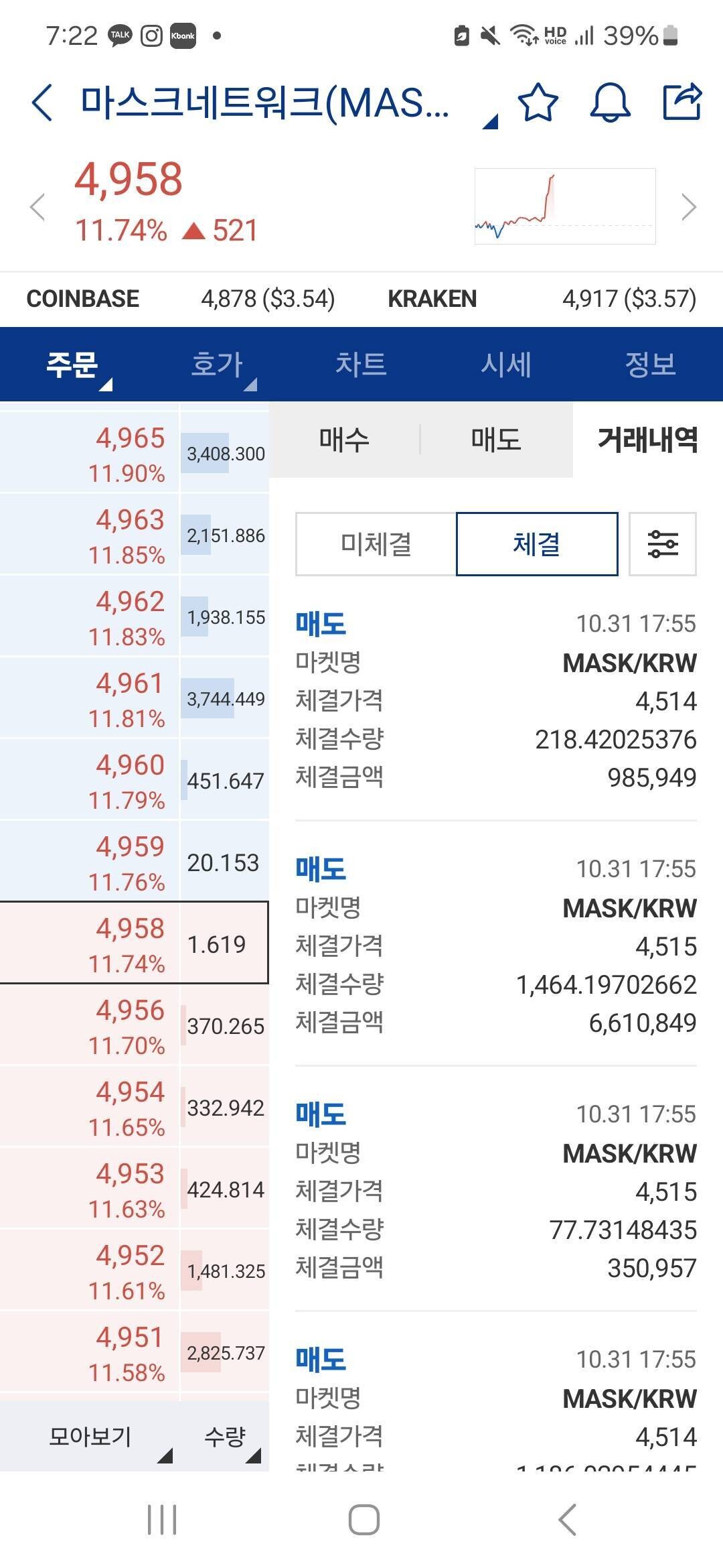 블라인드 | 암호화폐: 내실력이지...이게