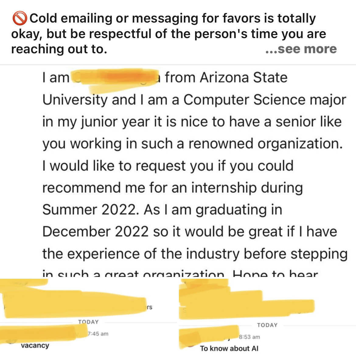 Any thoughts on “AS” on LinkedIn?