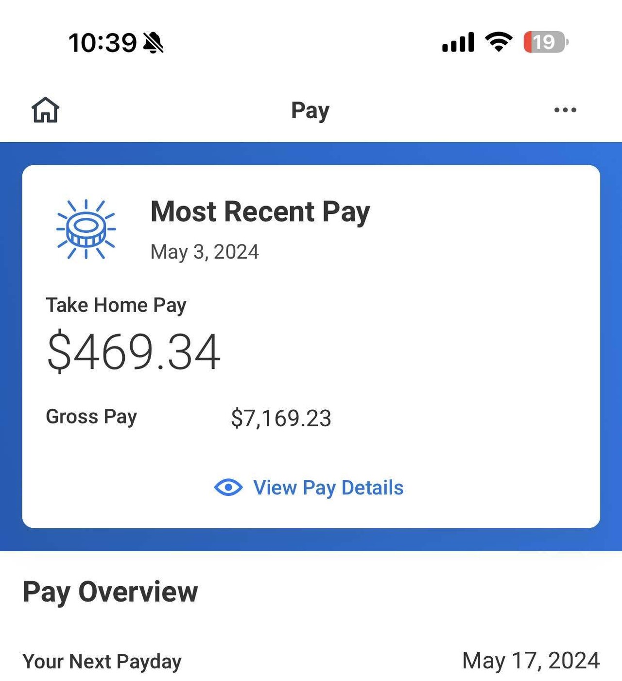 My Net Pay was 5 of Gross Pay 🙈 Blind