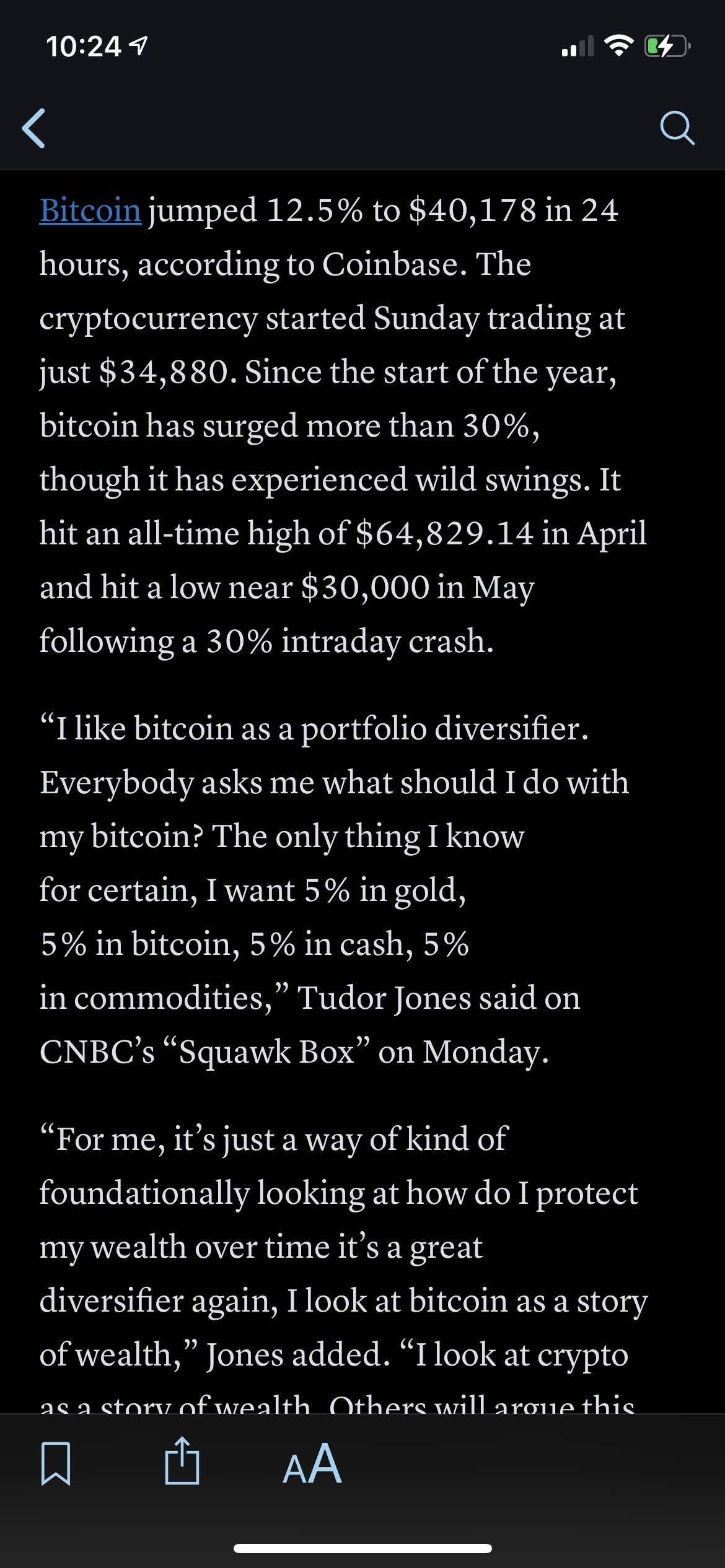 블라인드 | 암호화폐: 폴 튜더 존스가 방금 비트코인 얘기를 했었군요