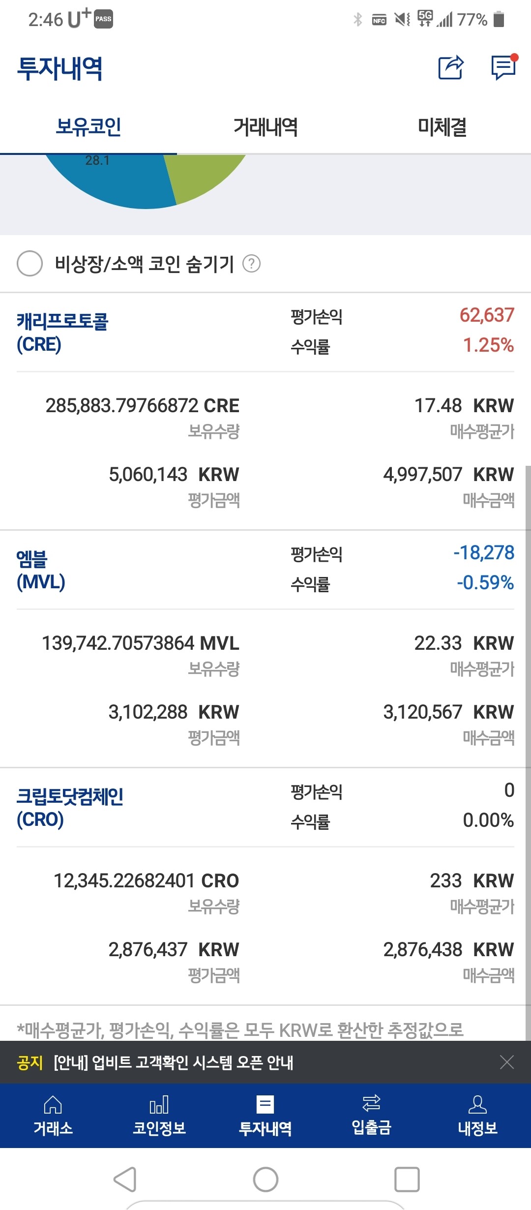 블라인드 | 암호화폐: 주식장이 안좋아서 코인 3개 무지성 매수가봅니다.