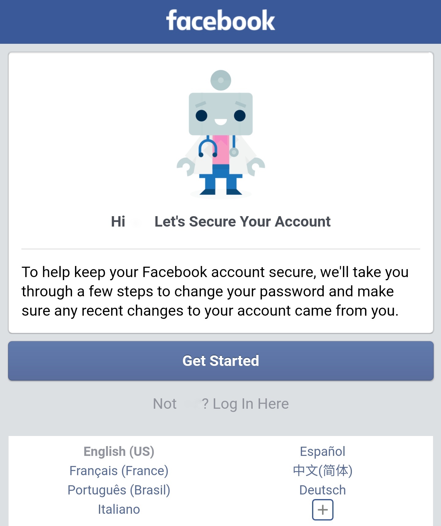 Facebook Security Checkpoint Page Dead?