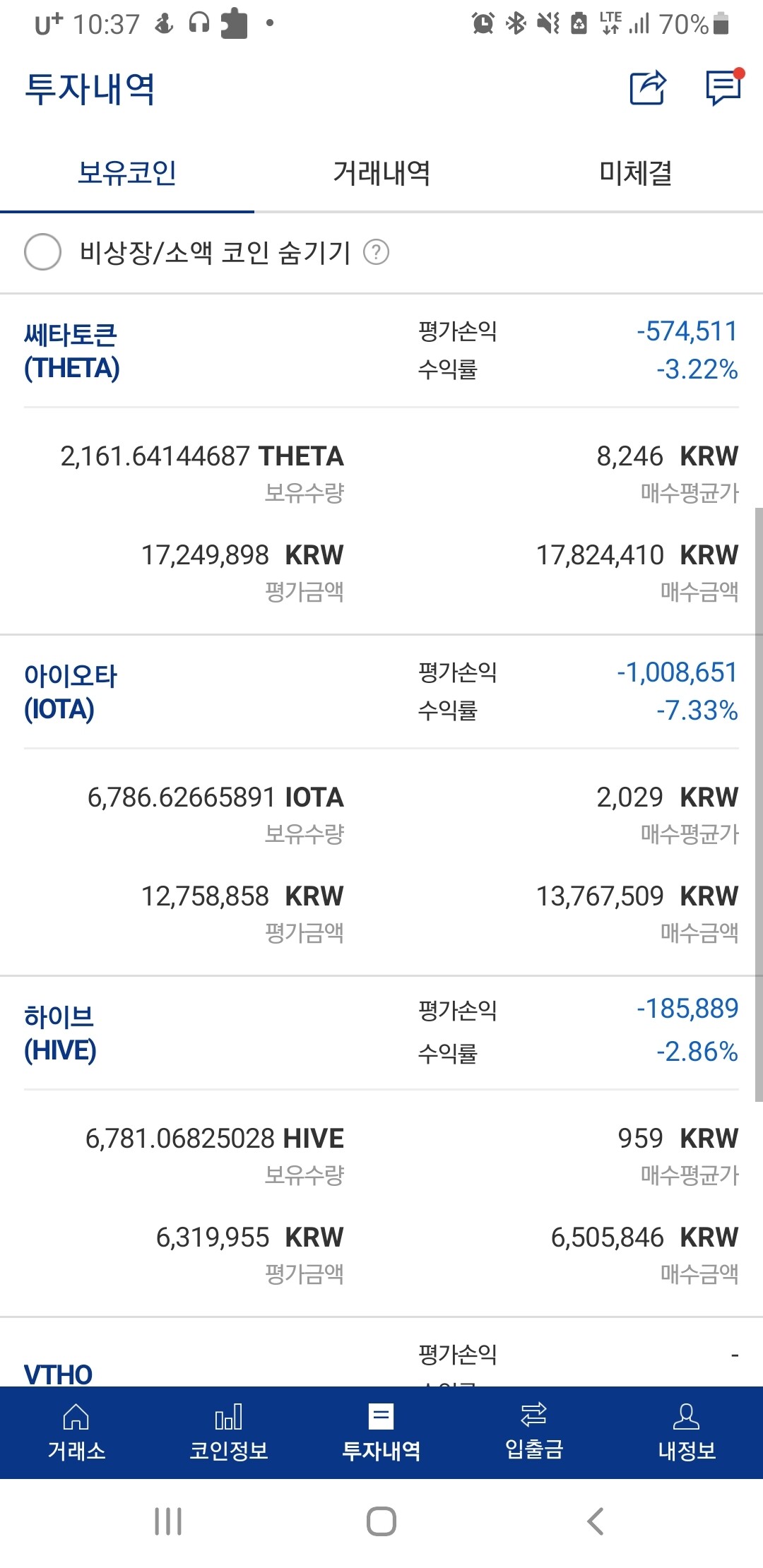 블라인드 | 암호화폐: 다신 안할테니까 한번만 살려주세요