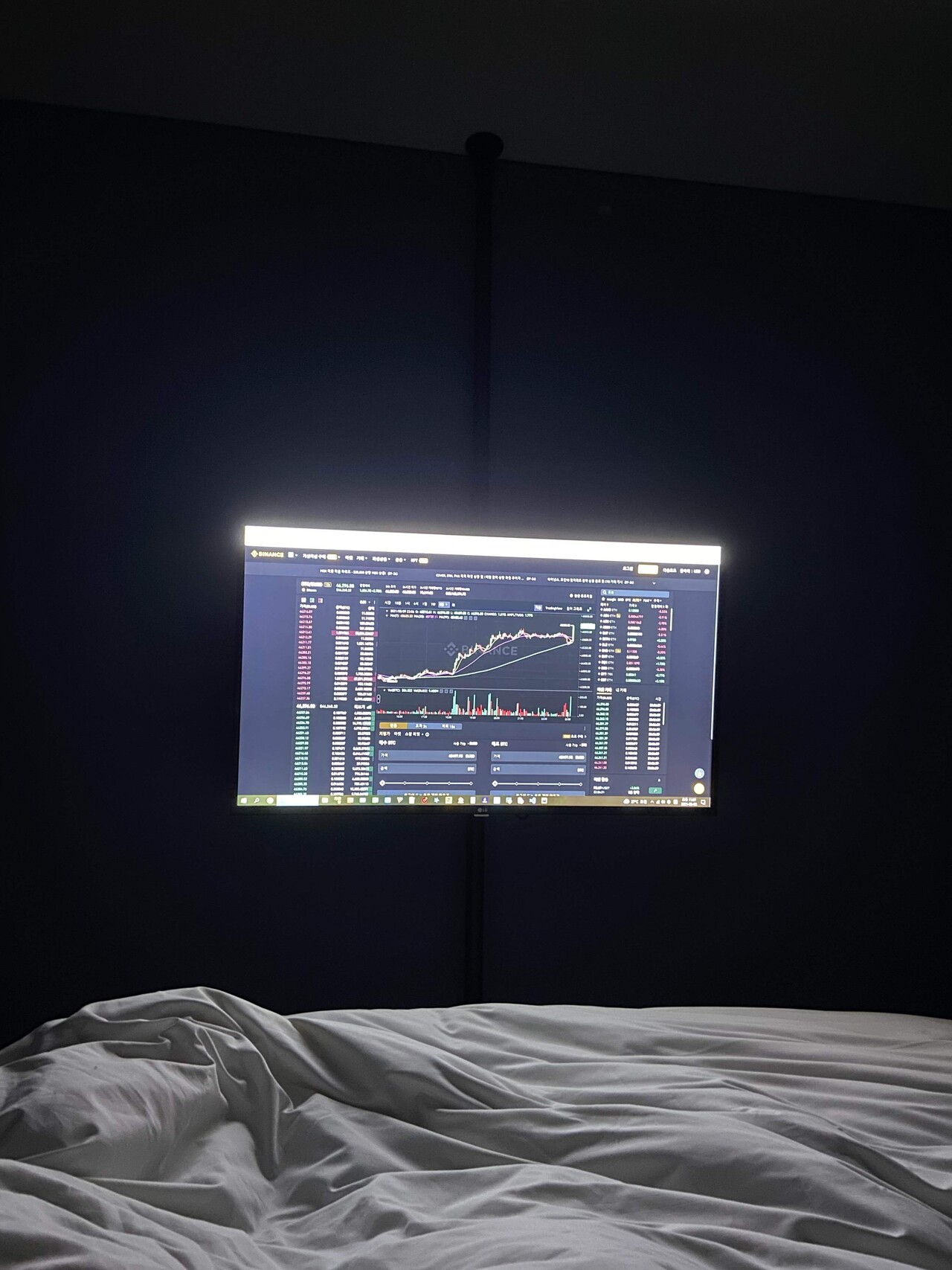 블라인드 | 암호화폐: 비트코인 그래프 보면서 자면 잠 잘오더라