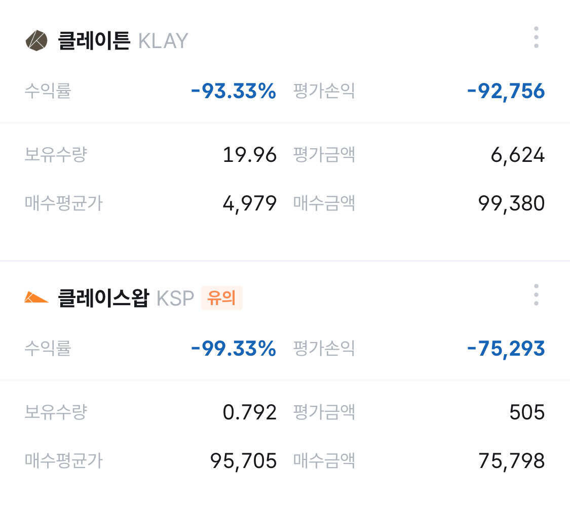 블라인드 | 암호화폐: 클레이튼 올랐다고 해서