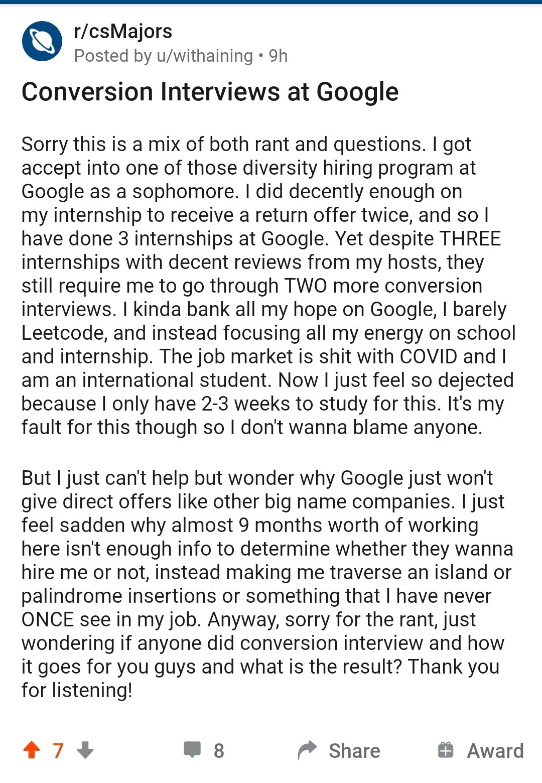 Wtf is wrong with Google?