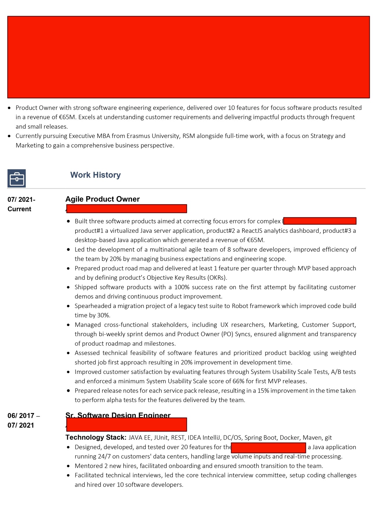 Resume Review | Resume Review - Blind