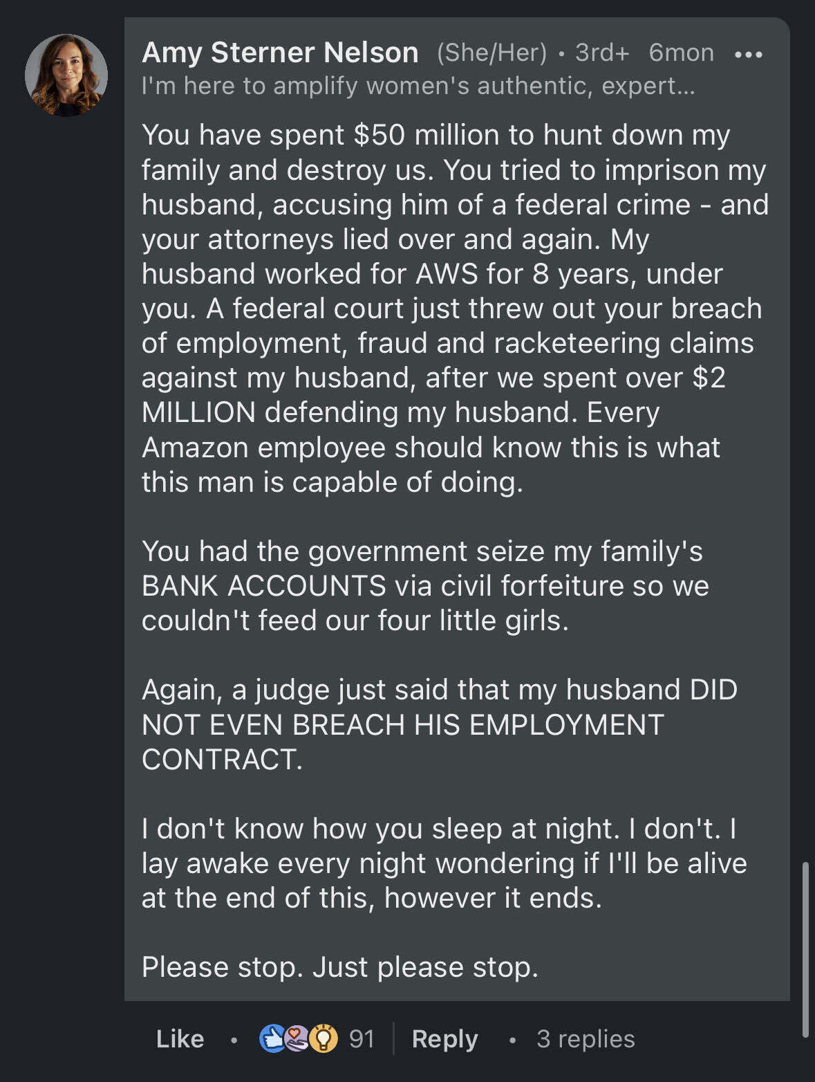 Layoff this layoff that. Amazon still 1 place to work Blind