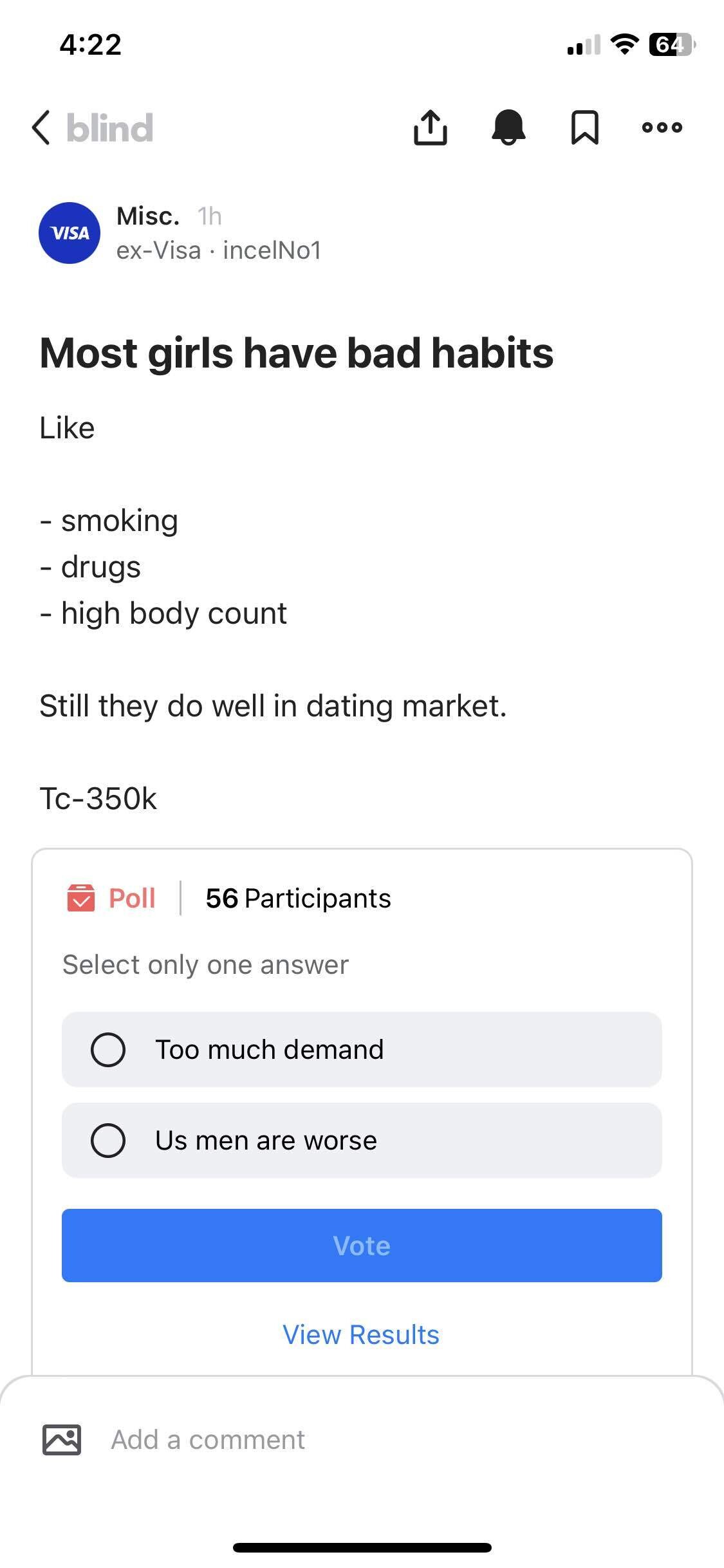 Feeling Better Incel Who is a better incel - Blind