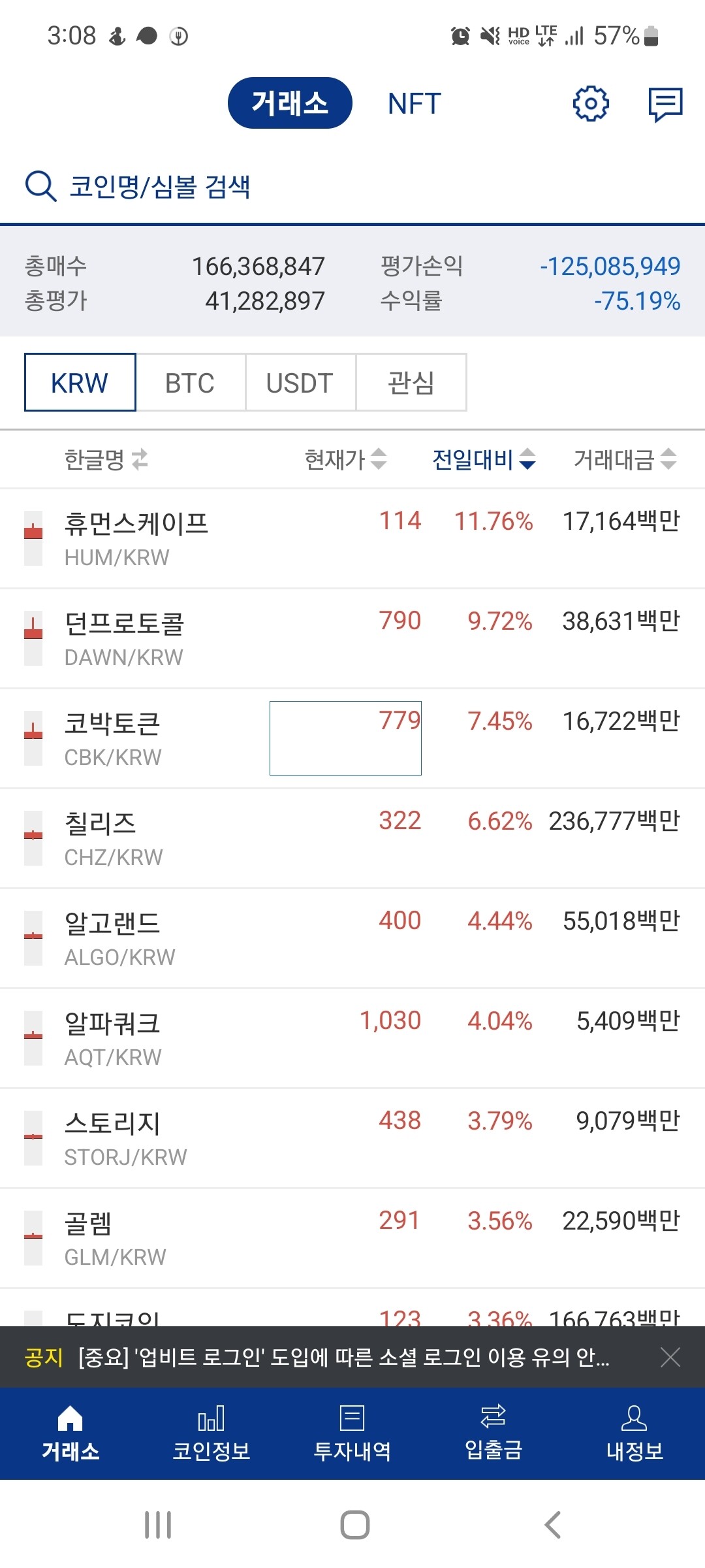 블라인드 | 암호화폐: 형들 뭐해 안타구~~~