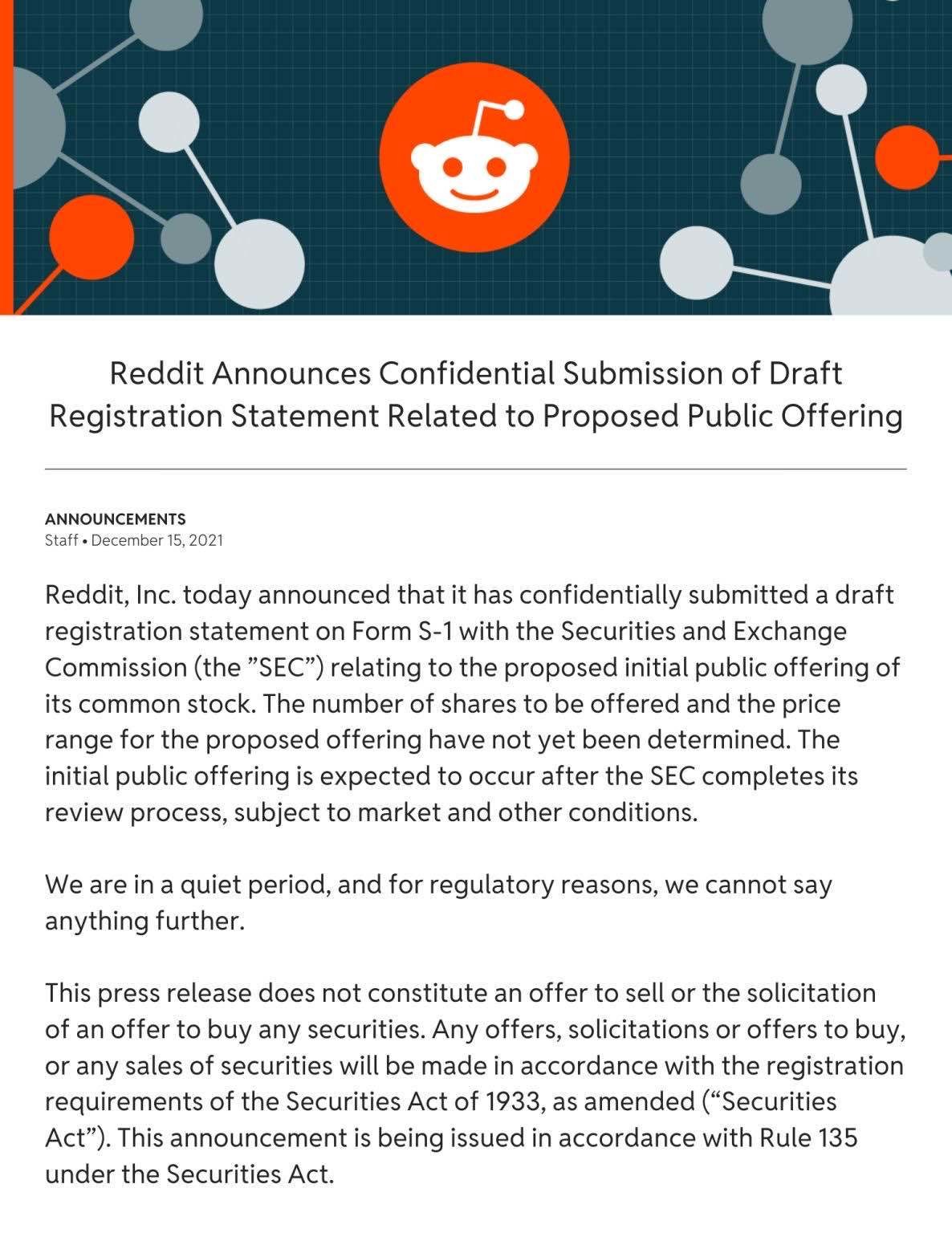 Reddit IPO 