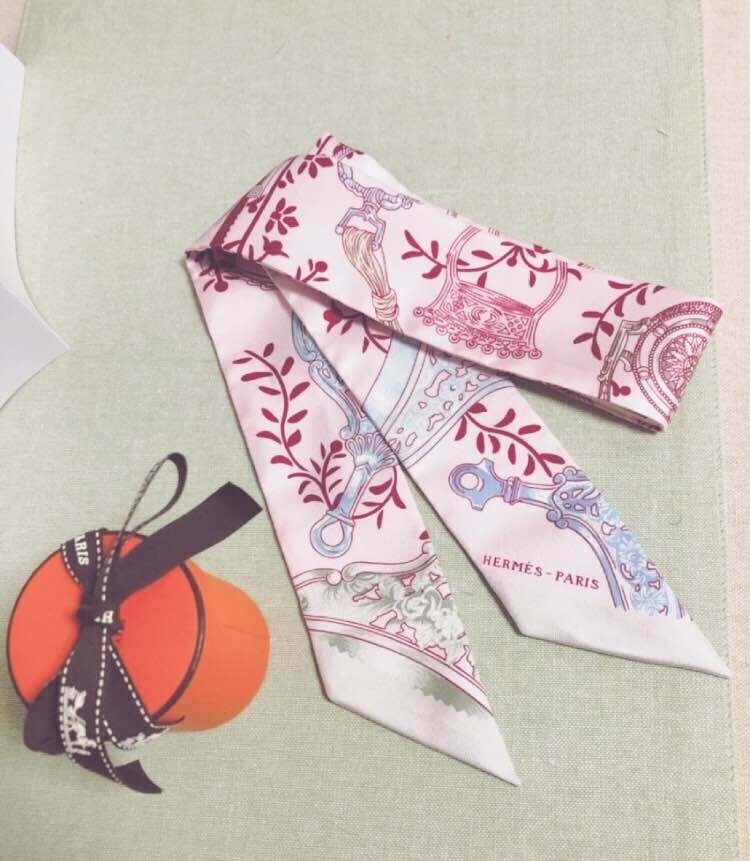 에르메스 에뜨리에 리믹스 로즈페일 보르도 핑크 트윌리