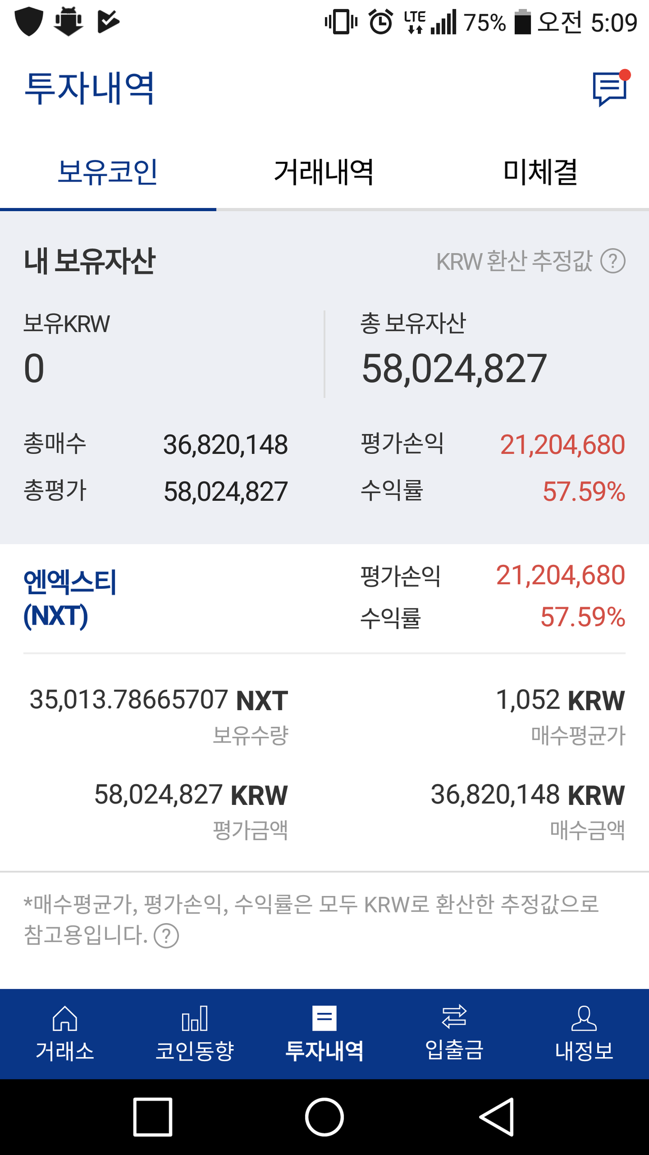 블라인드 | 암호화폐: 갖고있던거 다팔고 엔엑스티 추매했다