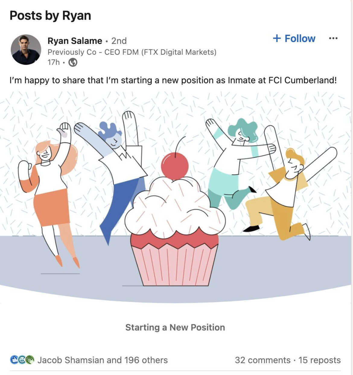 Linkedin Lunatic Of The Year Misc Blind