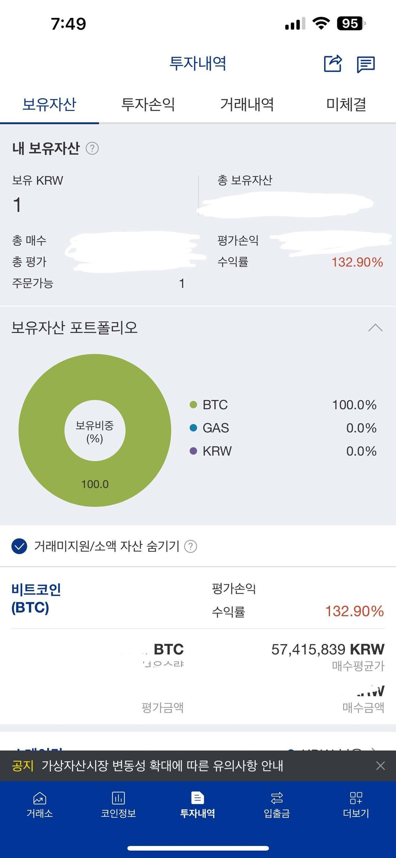 블라인드 | 암호화폐: 비트코인 먼지 줍기 19개월째,