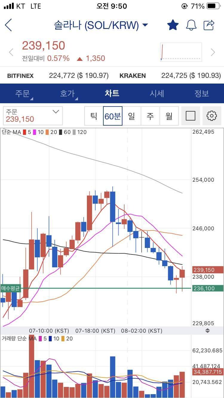 블라인드 | 암호화폐: 솔라나 평단 이정도면 장투할만함?