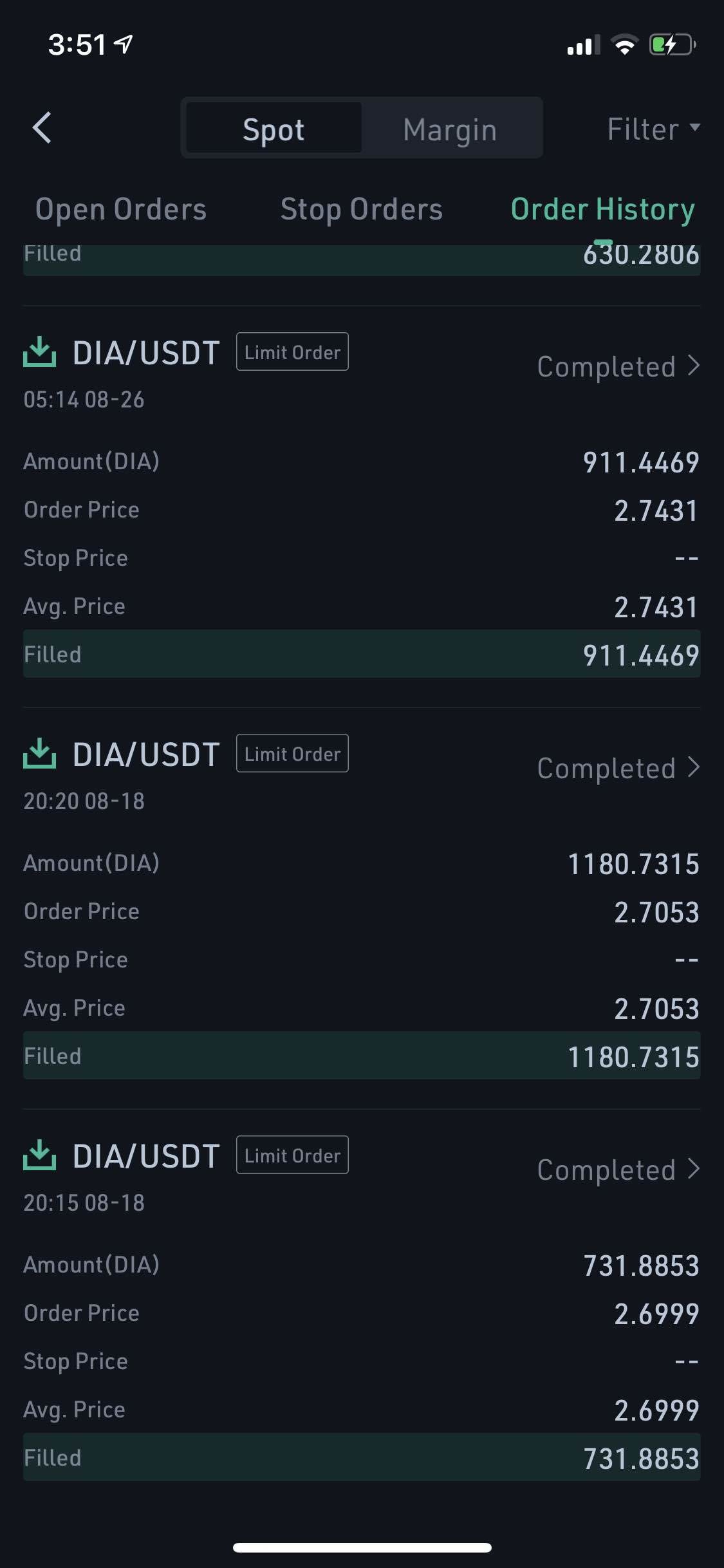 블라인드 | 암호화폐: 오라클이라 한번 사본 DIA