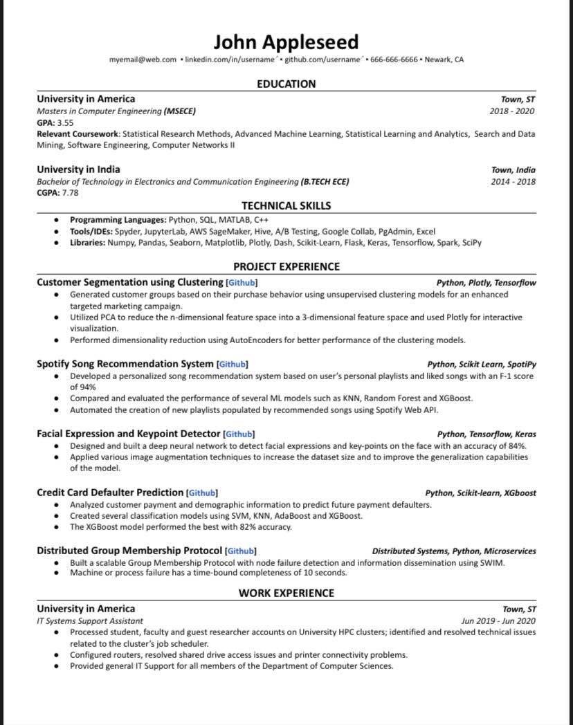 Review my Resume please!