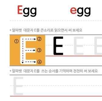 블라인드 | 블라블라: 알파벳 E 쓰는 순서 뭐임