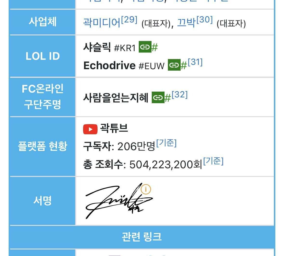 블라인드 | 블라블라: 곽튜브 싸인 이쁘다
