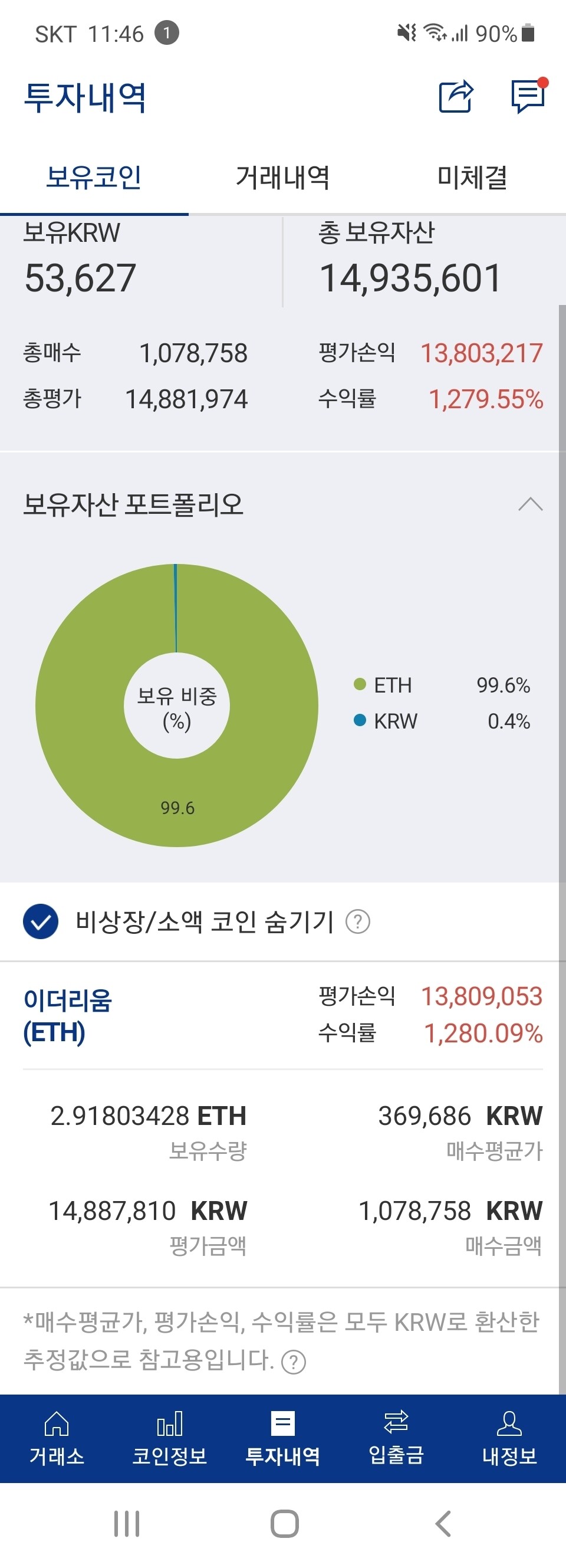 블라인드 | 암호화폐: 이더리움 장투 1000%+ (인증)