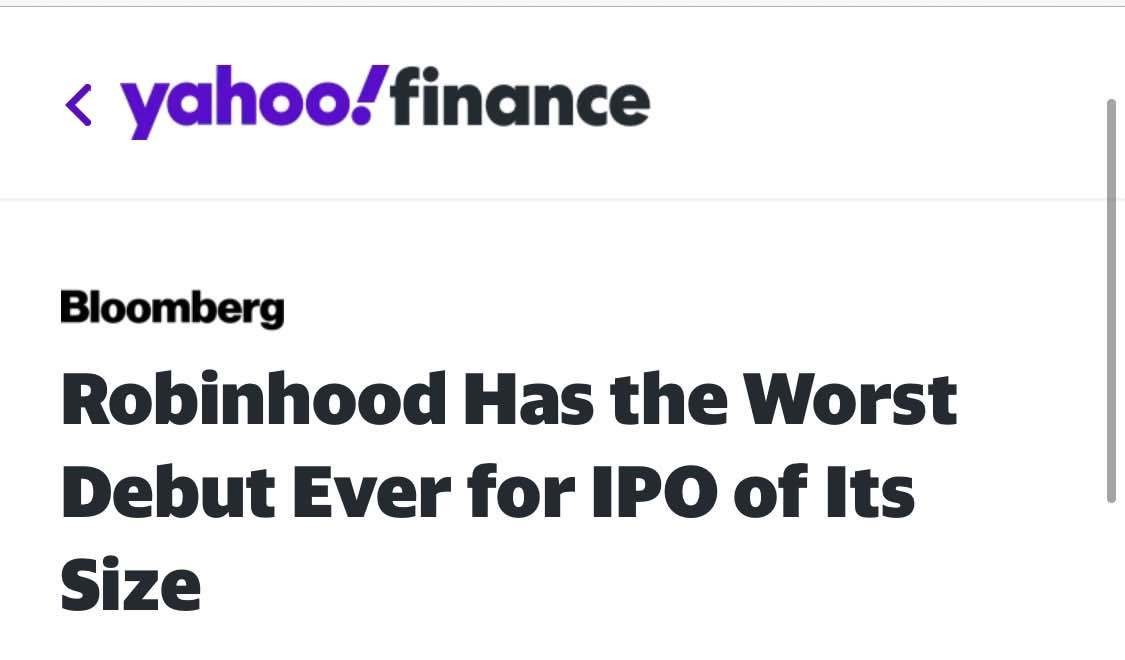 Robinhood IPO