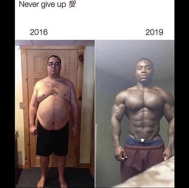 블라인드 블라블라 5년간 운동후 몸 변화