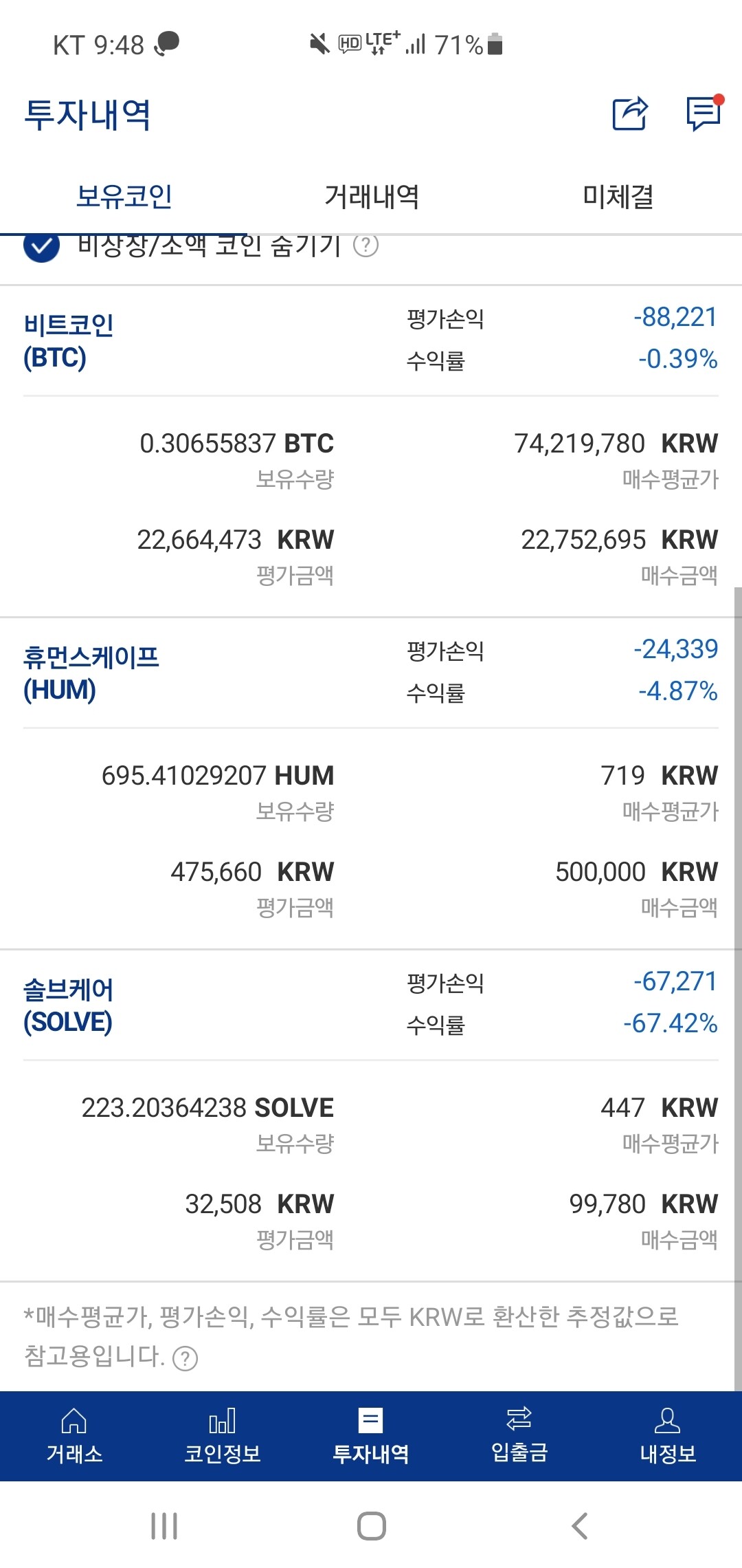 블라인드 | 암호화폐: 코인접어..?