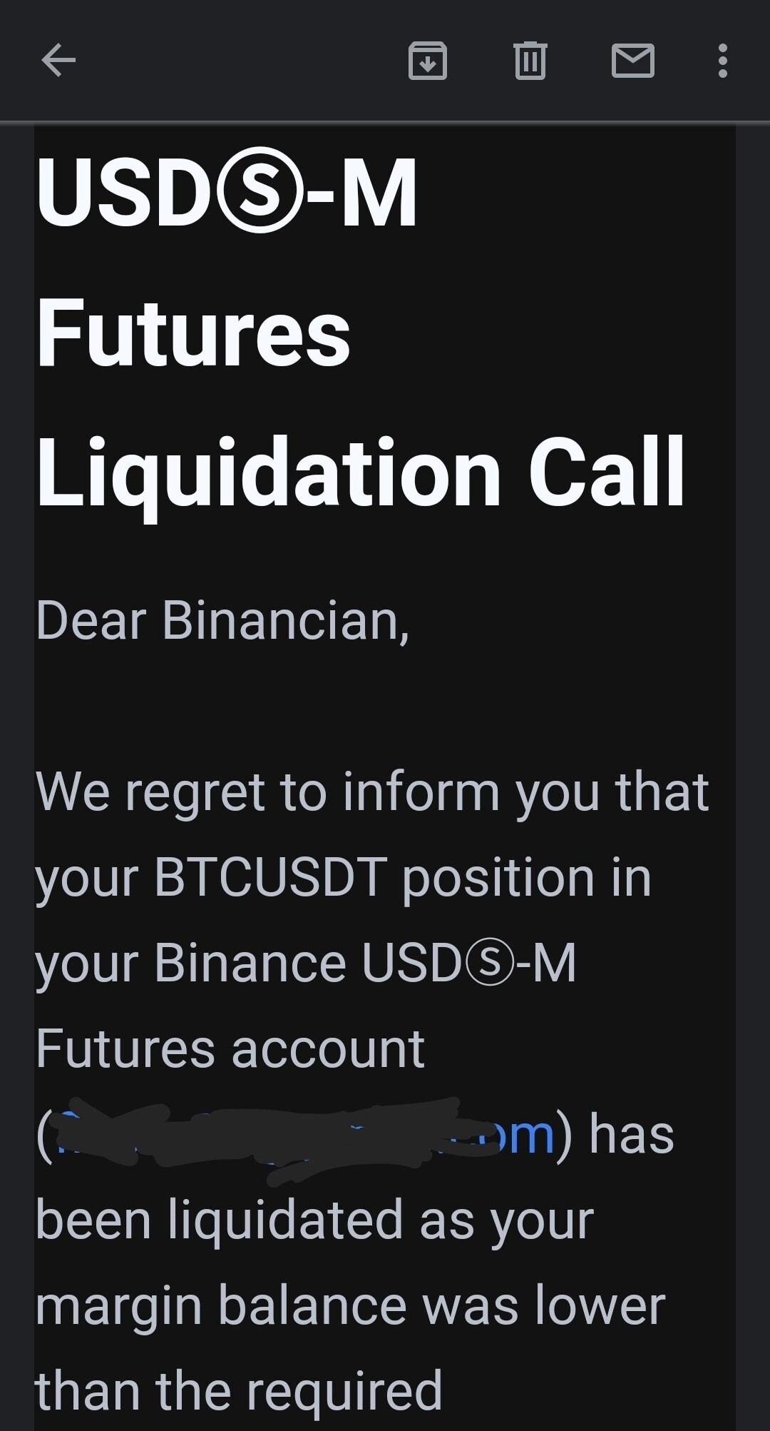 블라인드 | 암호화폐: 바이낸스에서 메일이 날라왔다.