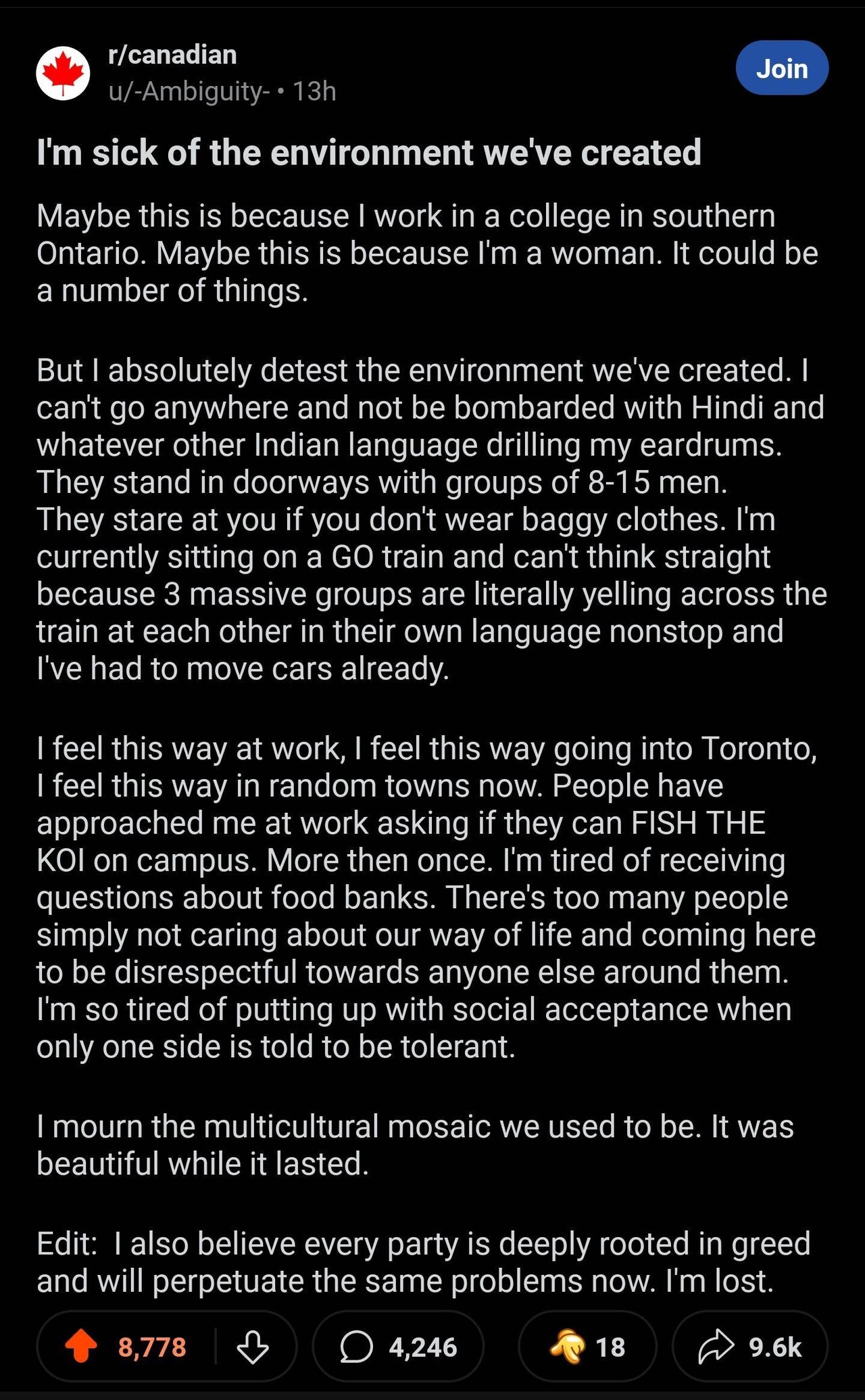 Is canada racist towards indian? Canada Blind