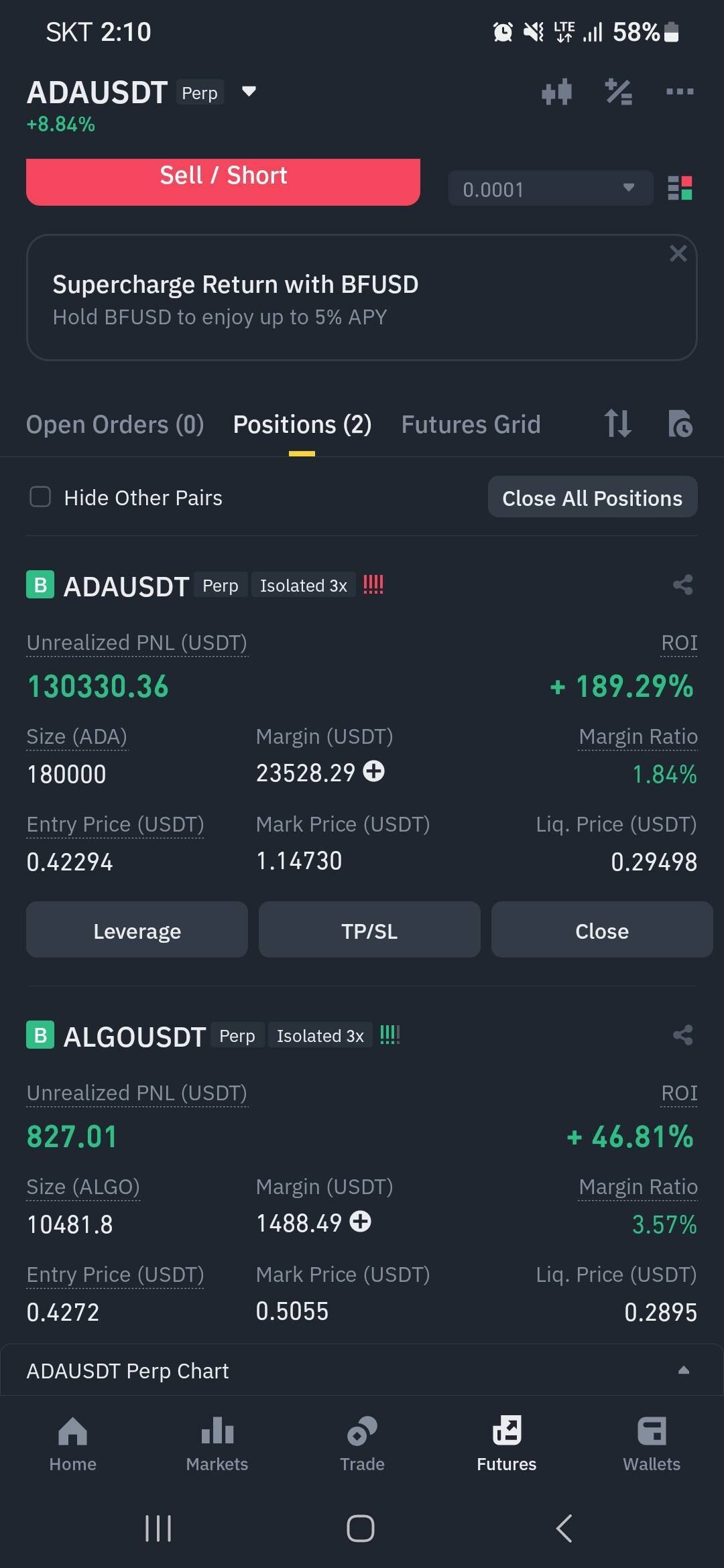 블라인드 | 암호화폐: 에이다 롱 홀딩 25일째