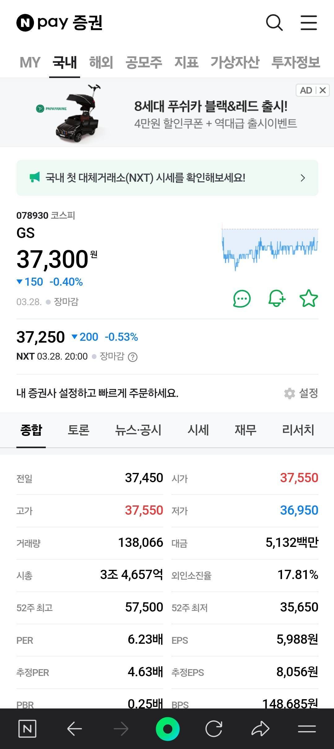 블라인드 | 주식·투자: GS 매수타이밍 같은데