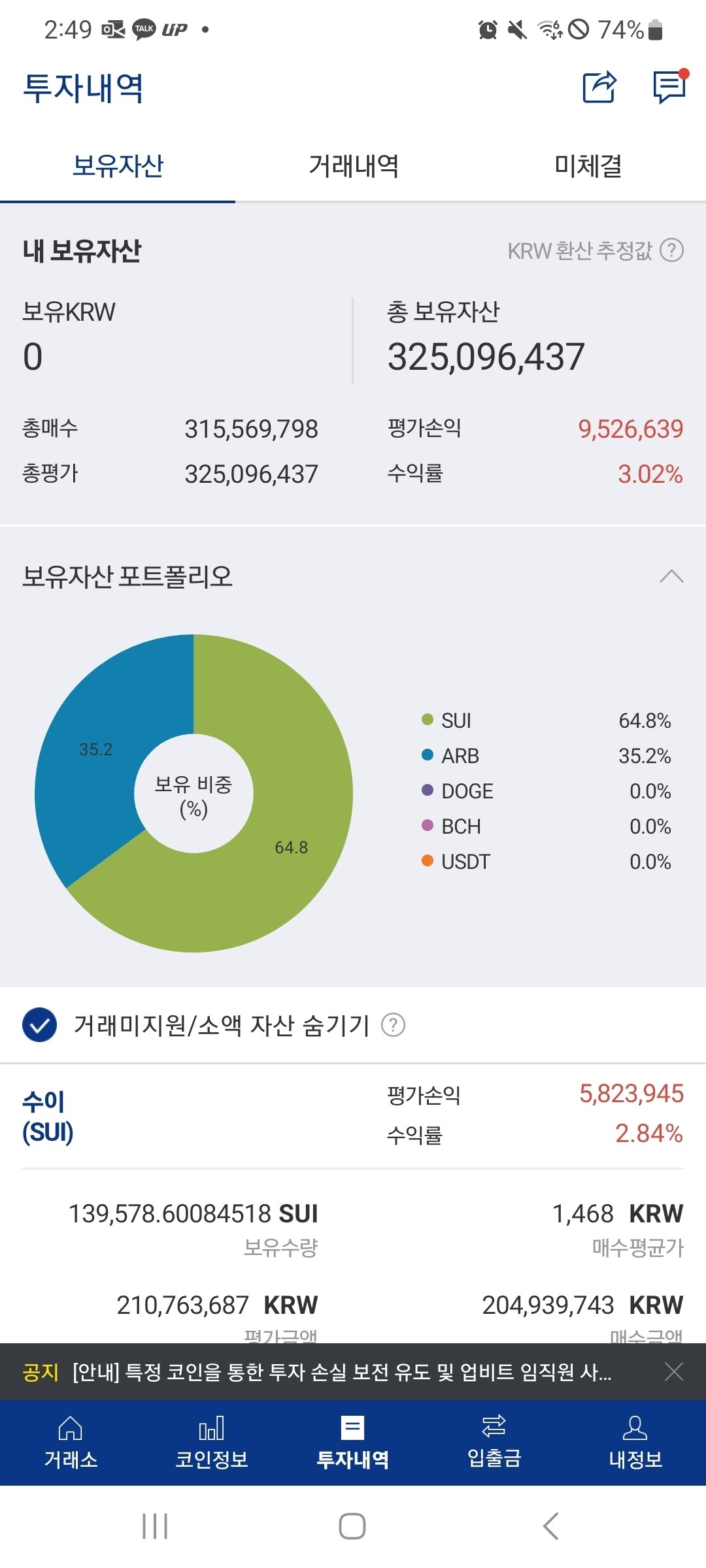 블라인드 | 암호화폐: 새벽 잠결에 3억 박은 후기