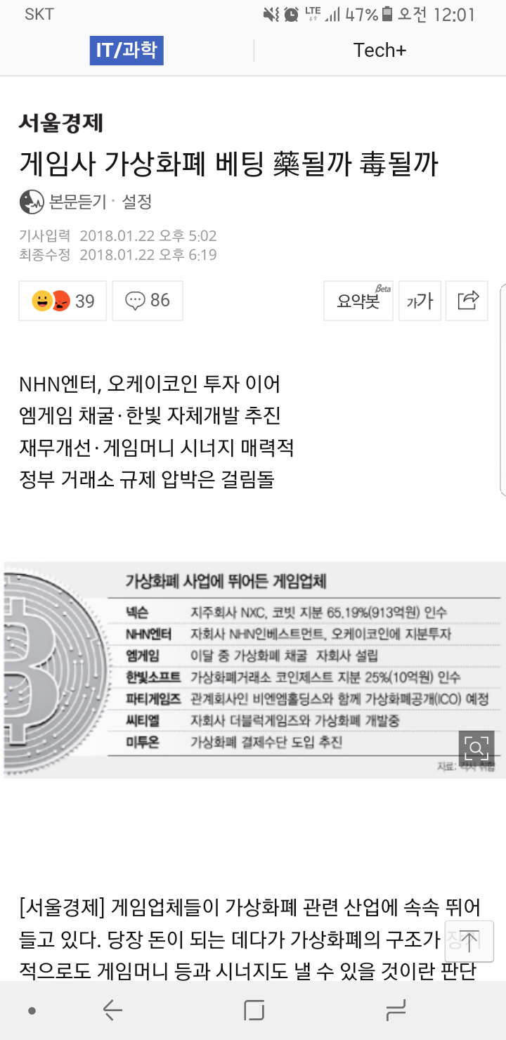 블라인드 | 암호화폐: 호재뉴스 뜸!! 유니코인 골드 가즈아!! 게임 롤 관련 코인임!!