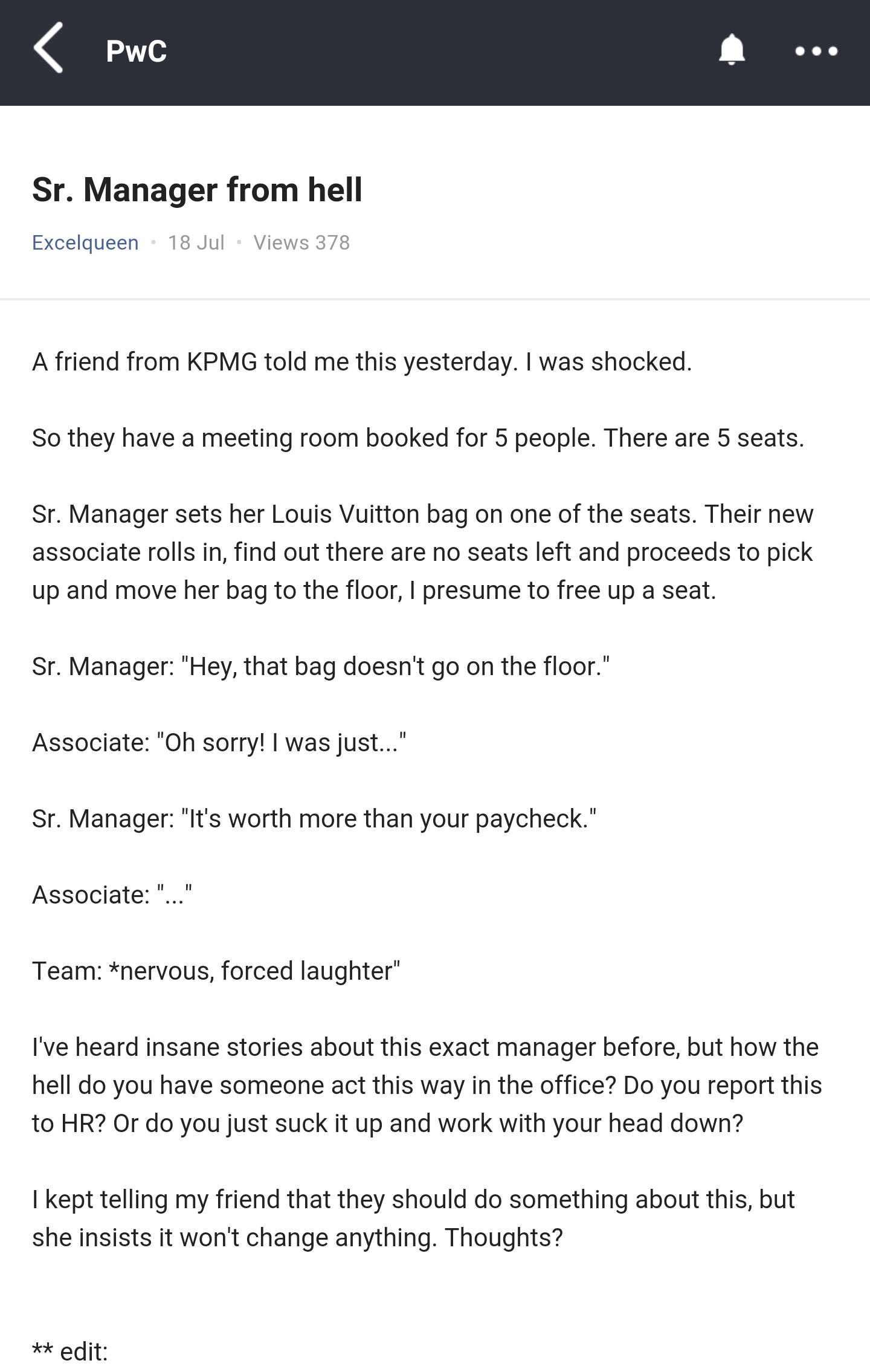 Fellow KPMG Blinders