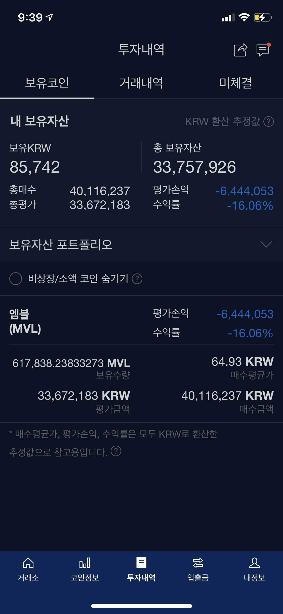 블라인드 | 암호화폐: 엠블 아직인데 다들 너무 욕하지 말아여.....